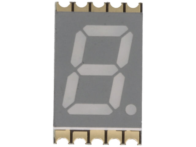 7-segment SMT LED display by LITEON